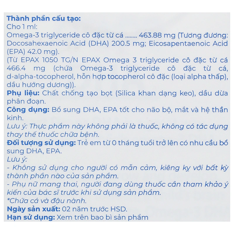 Thực phẩm bảo vệ sức khỏe Nature's Way Kids Smart Drops DHA - 7
